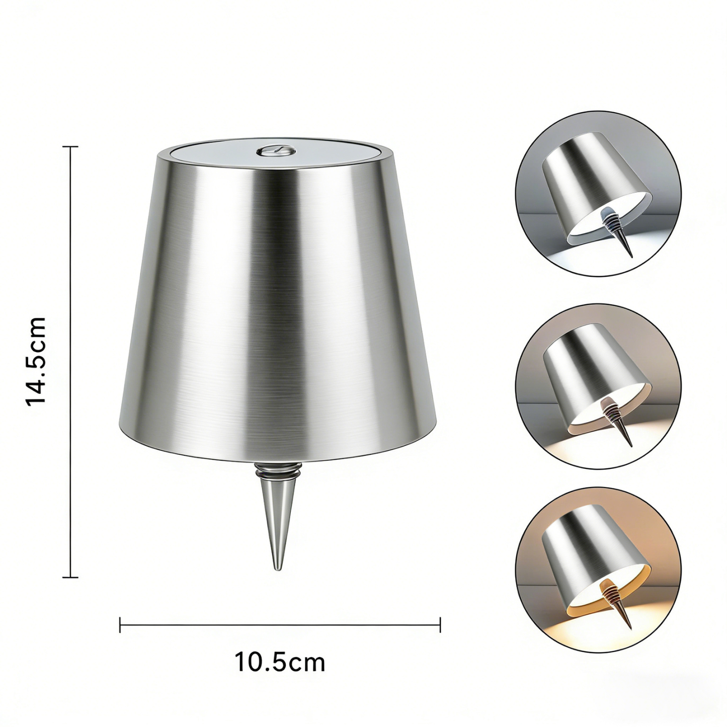 Minimalist LED Bottle Table Lamp