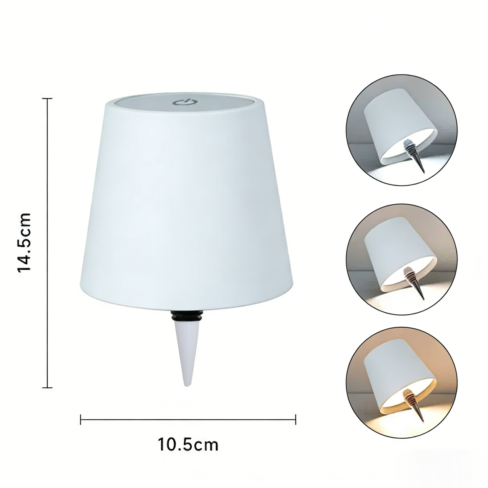 Minimalist LED Bottle Table Lamp