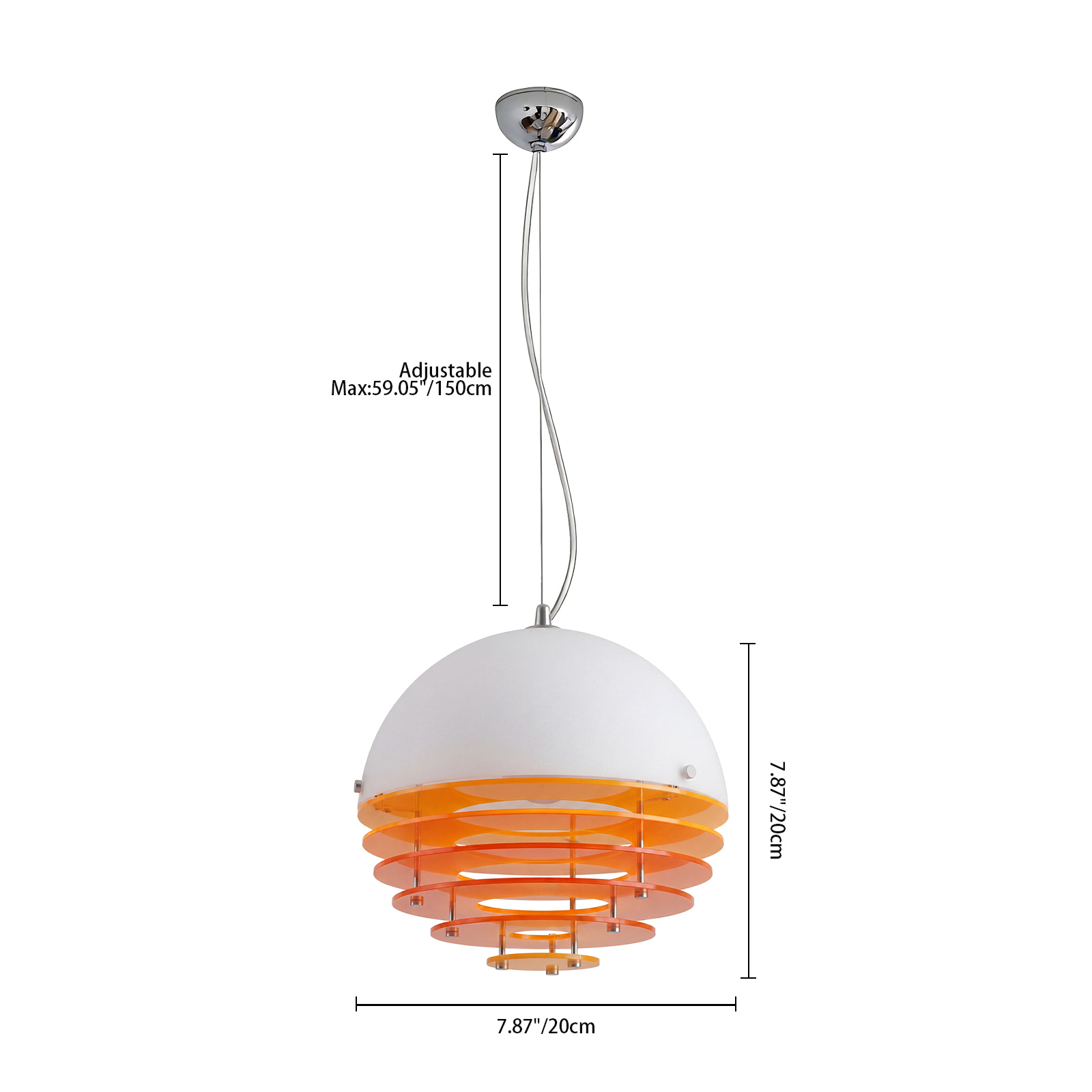 Modern Nordic Layered Disc Pendant Light