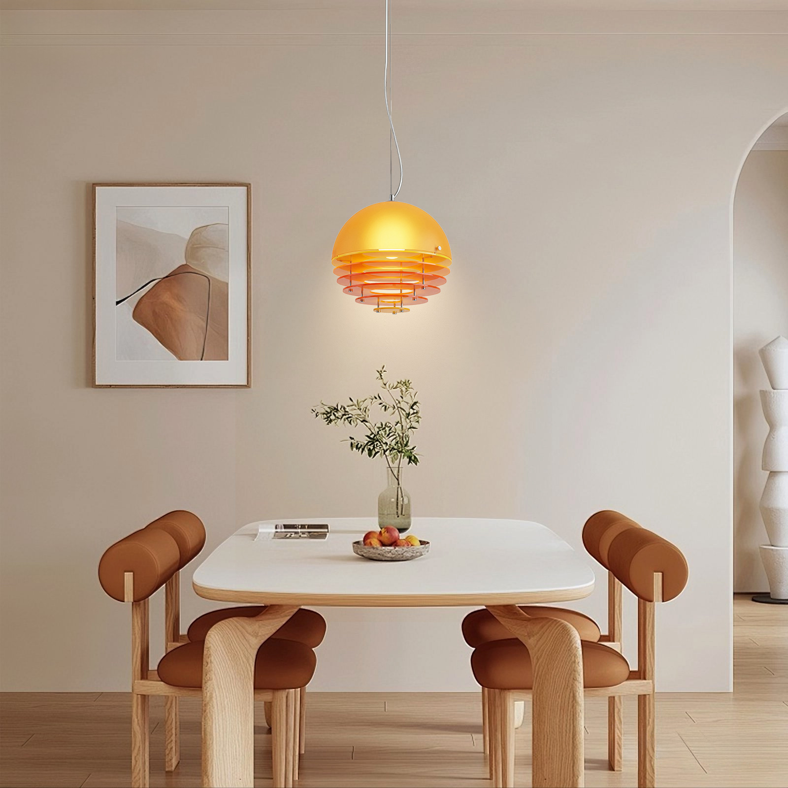 Modern Nordic Layered Disc Pendant Light