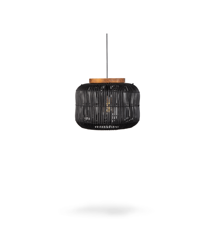 Barrel Hanging Lamp Charcoal-labpiecesign