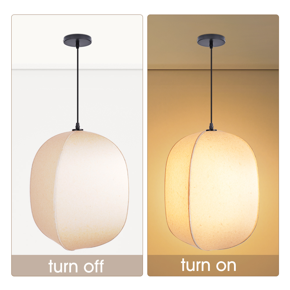 Japanese Style Wabi-sabi Style Pendant Light Fabric Pendant Lamp-labpiecesign