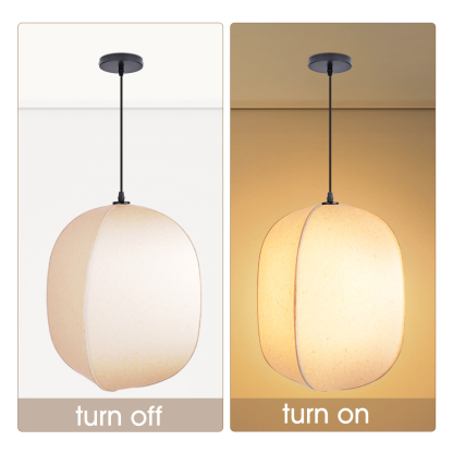 Japanese Style Wabi-sabi Style Pendant Light Fabric Pendant Lamp-labpiecesign