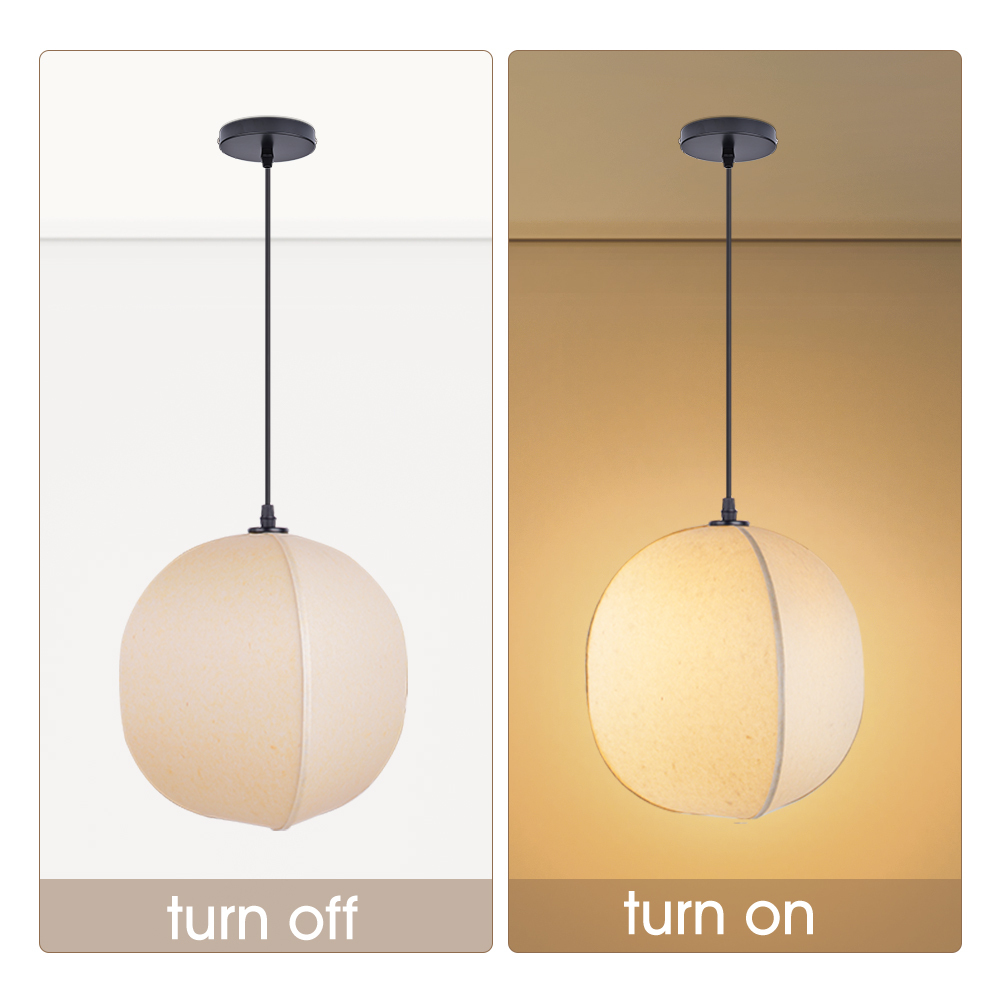 Japanese Style Wabi-sabi Style Pendant Light Fabric Pendant Lamp-labpiecesign