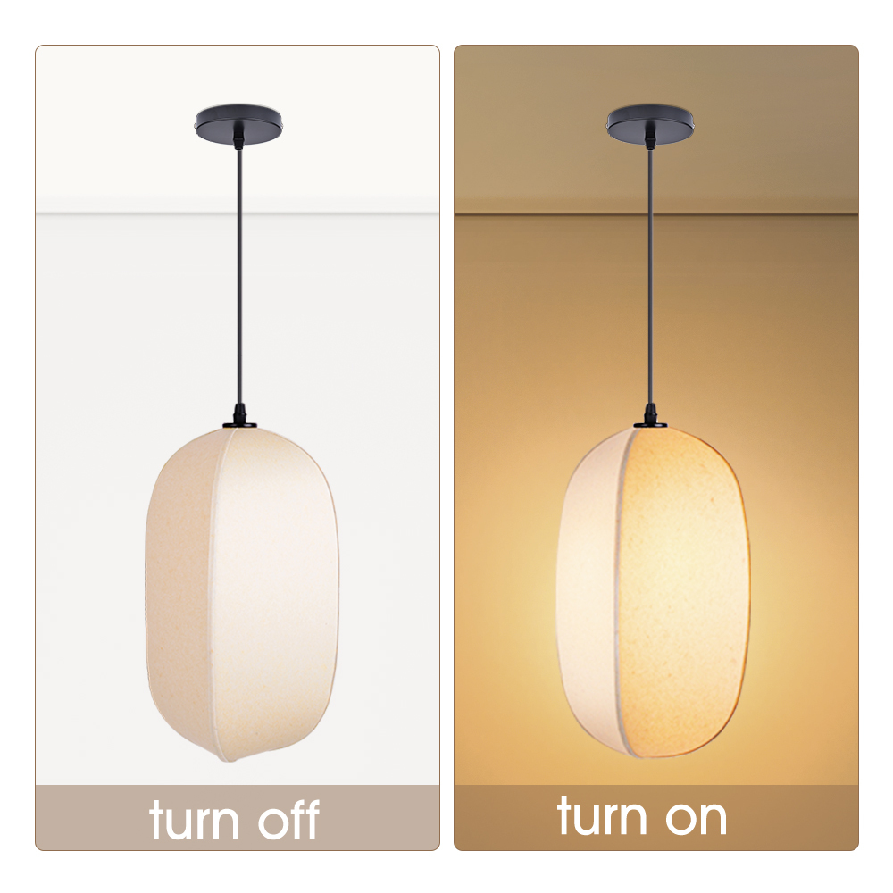 Japanese Style Wabi-sabi Style Pendant Light Fabric Pendant Lamp-labpiecesign