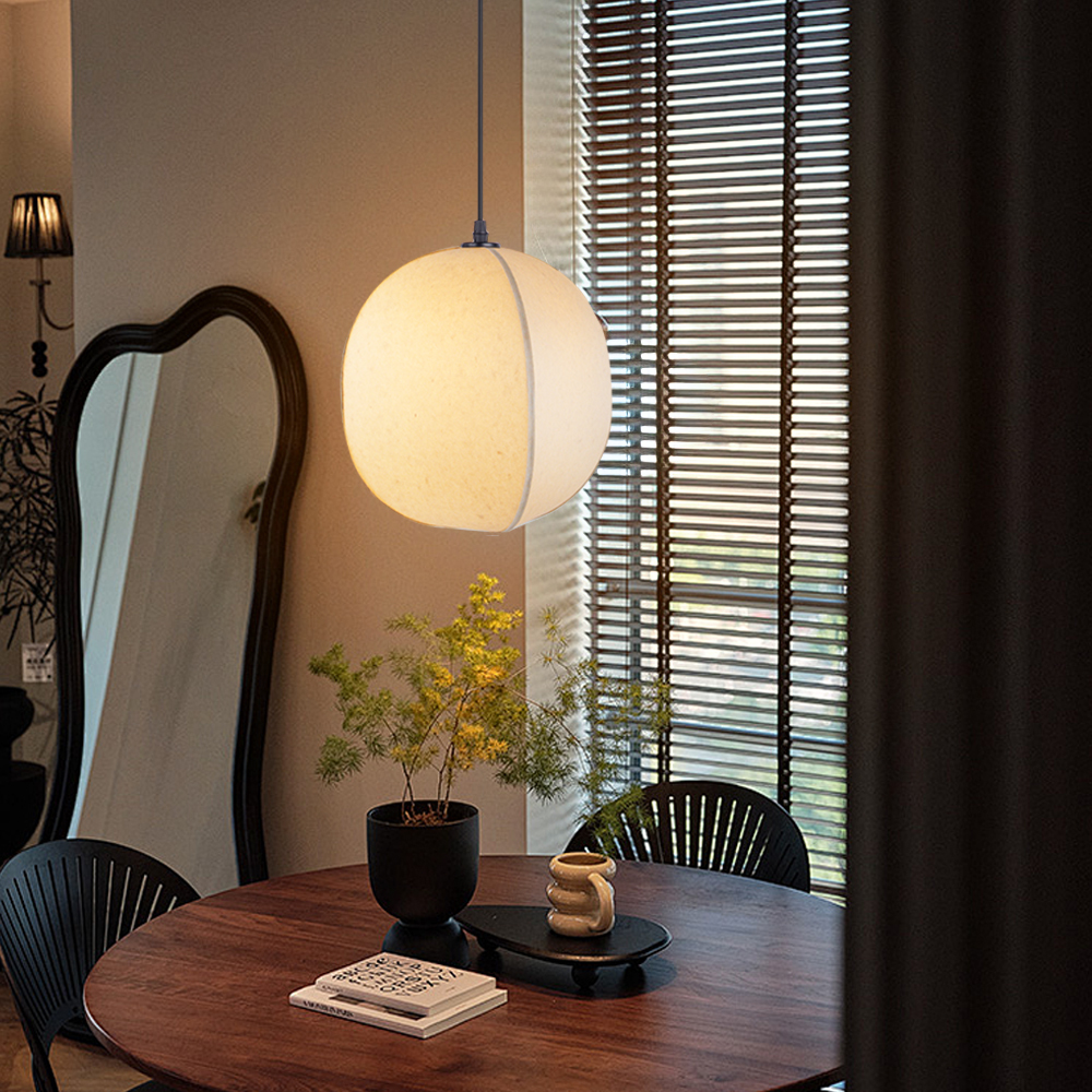 Japanese Style Wabi-sabi Style Pendant Light Fabric Pendant Lamp-labpiecesign