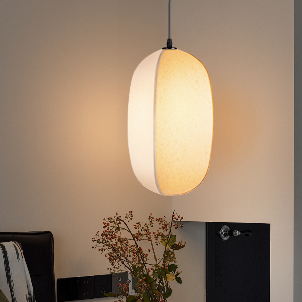 Japanese Style Wabi-sabi Style Pendant Light Fabric Pendant Lamp-labpiecesign