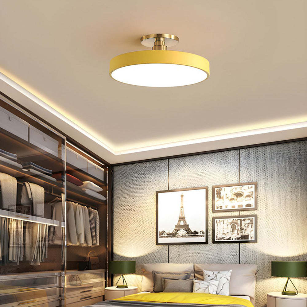 Macaron LED Flush Mount Ceiling Light For Bedroom-labpiecesign