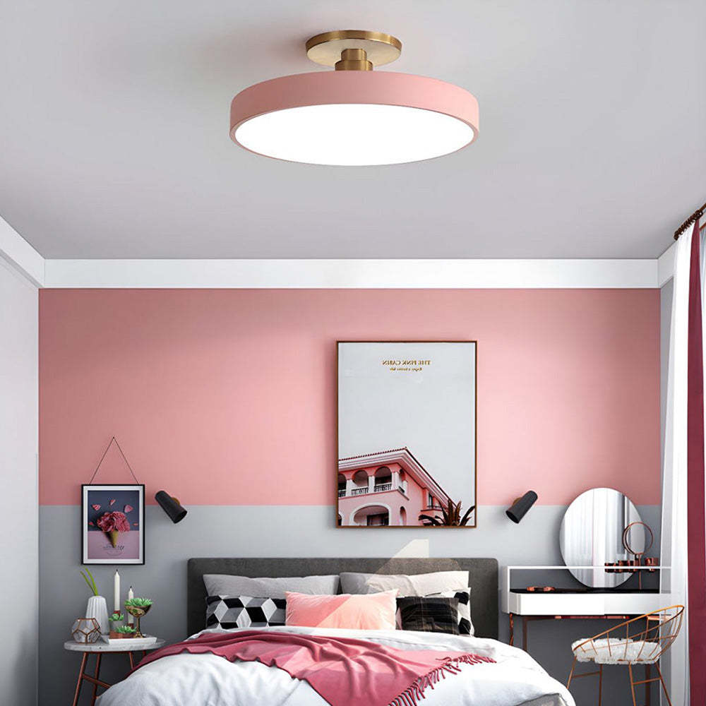 Macaron LED Flush Mount Ceiling Light For Bedroom-labpiecesign