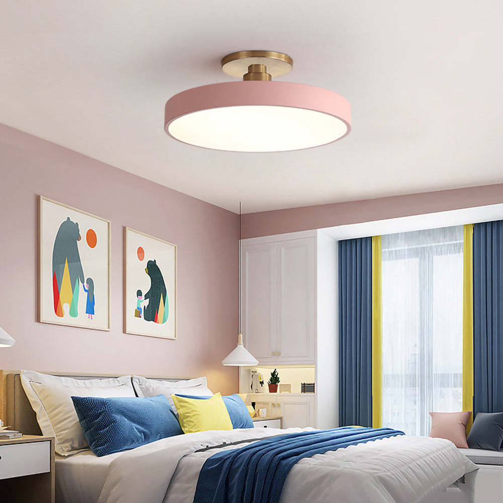 Macaron LED Flush Mount Ceiling Light For Bedroom-labpiecesign