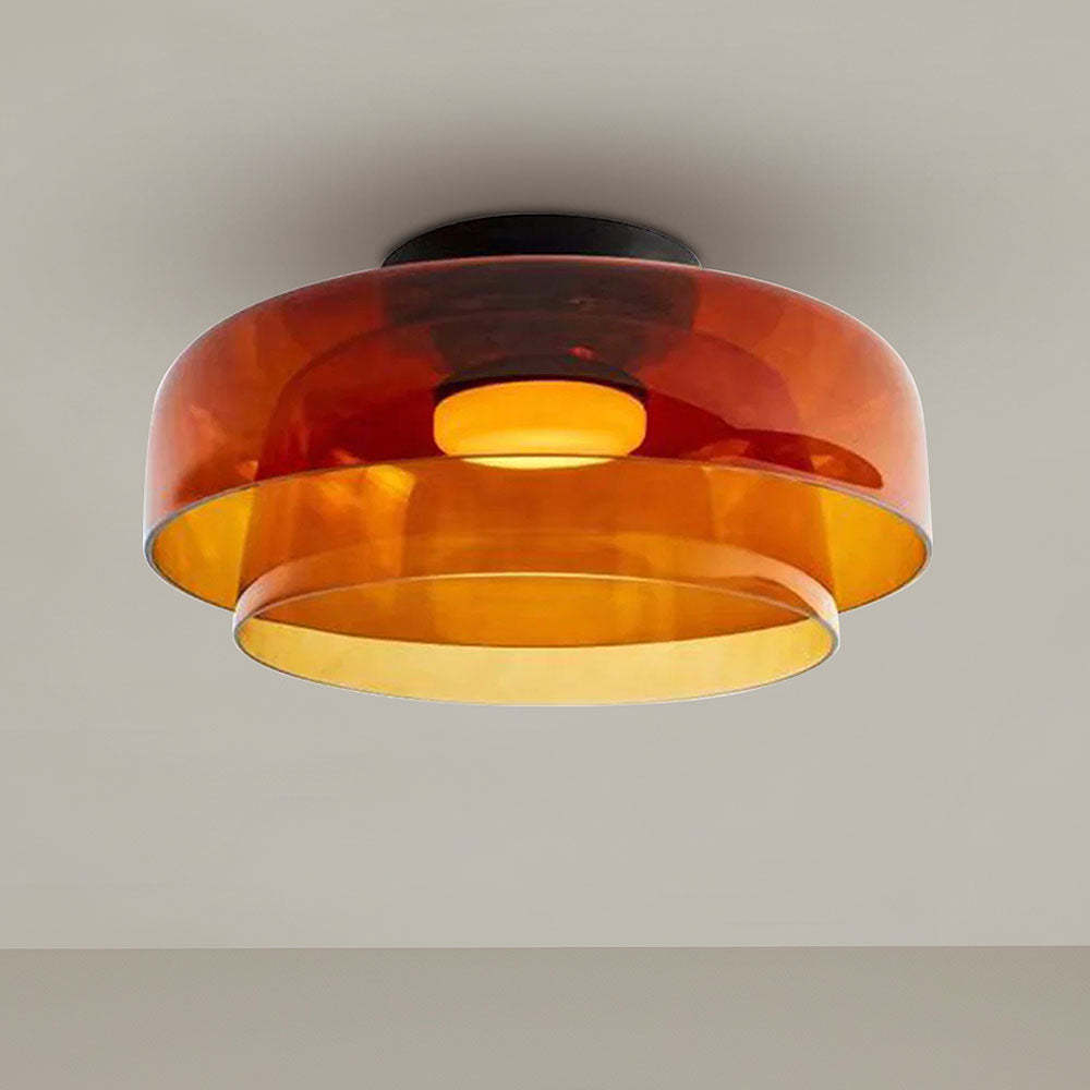 Medieval Flush Mount Glass Ceiling Lamp Design-labpiecesign