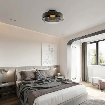 Medieval Flush Mount Glass Ceiling Lamp Design-labpiecesign