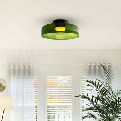 Medieval Flush Mount Glass Ceiling Lamp Design-labpiecesign