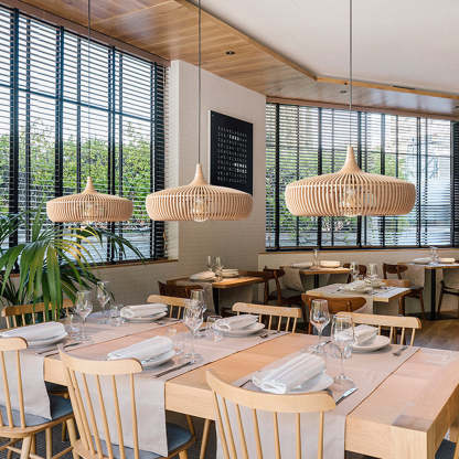 Japanese Solid Wooden High Quality Pendant Light-labpiecesign