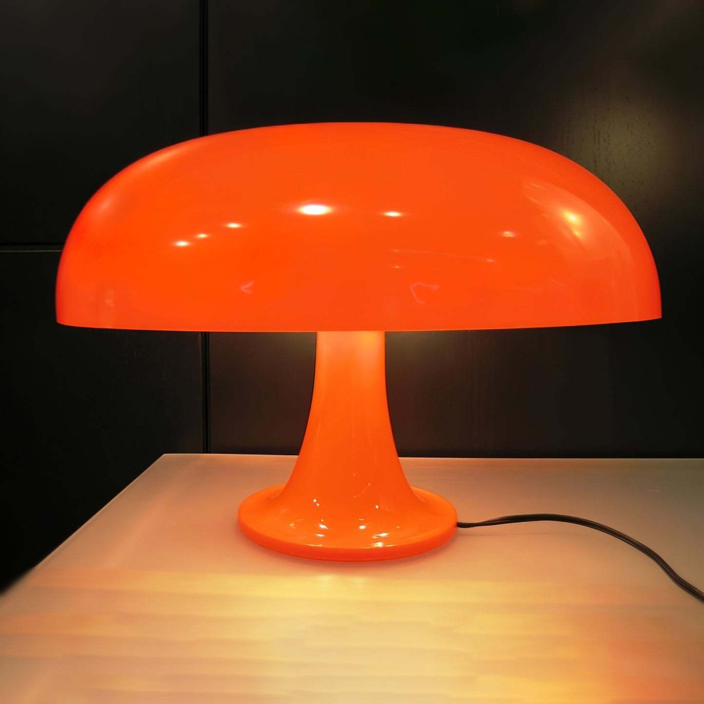 Vintage Danish Bauhaus Mushroom Table Lamp-labpiecesign