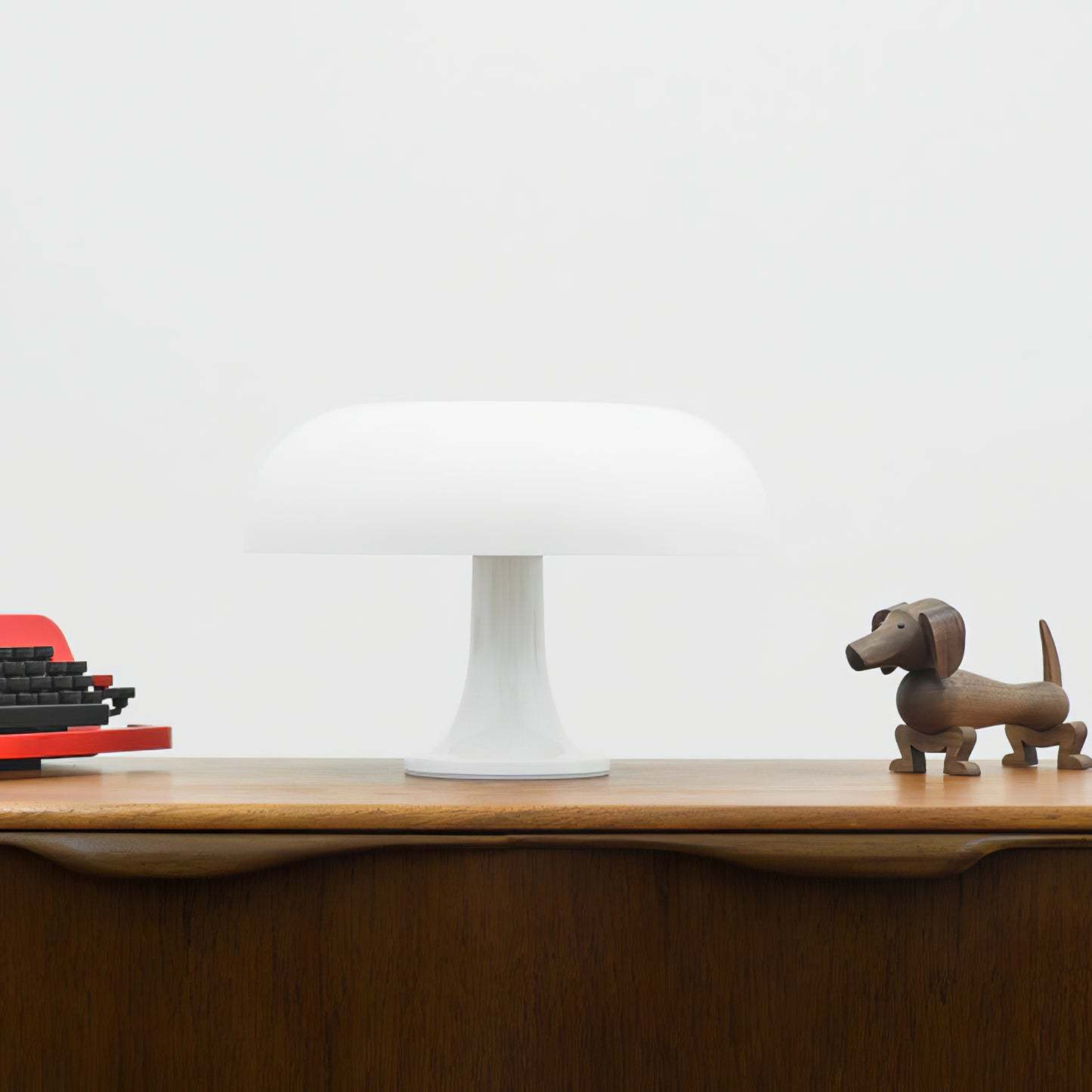 Vintage Danish Bauhaus Mushroom Table Lamp