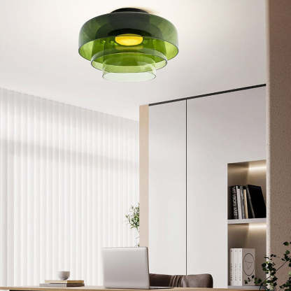 Medieval Flush Mount Glass Ceiling Lamp Design-labpiecesign