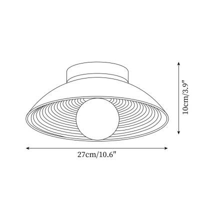 Nubei Ceiling Light 10.6″- 3.9″-labpiecesign