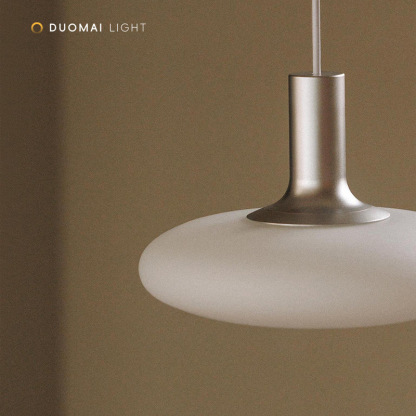 Nordic cream style bedroom bedside glass chandelier
