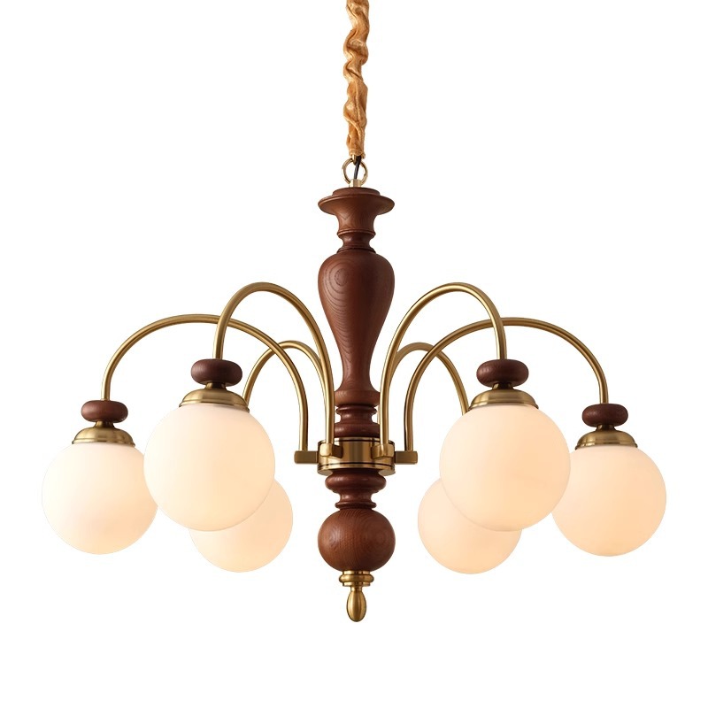 Medieval style study and restaurant chandelier