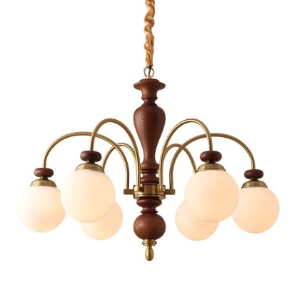 Medieval style study and restaurant chandelier