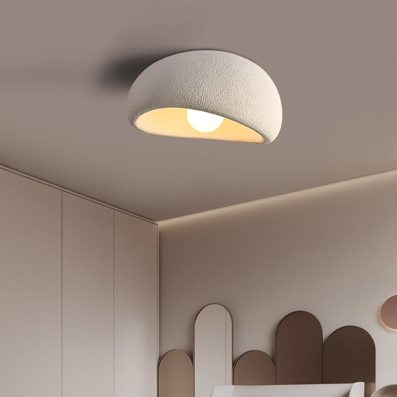 Wabi-sabi Style Resin Ceiling Lamp Japanese Style Master Bedroom Ceiling Light