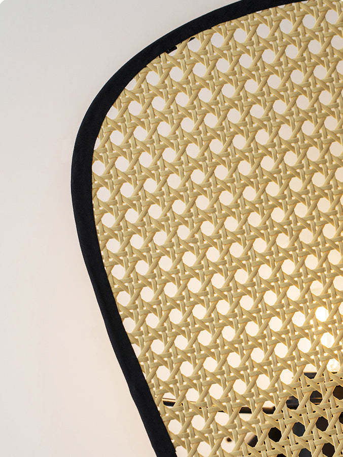 Anjuna Rattan Bamboo Wall Light-labpiecesign