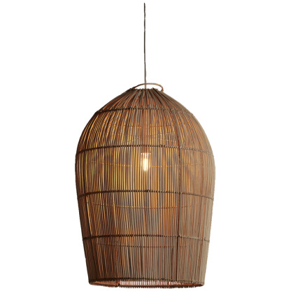 Boho Style Ceiling Pendant Light Wicker Rattan Pendant Lamp Shades-labpiecesign
