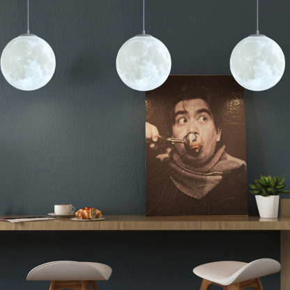 Nordic Style Simplicity Moon Hanging Light Fixtures -labpiecesign