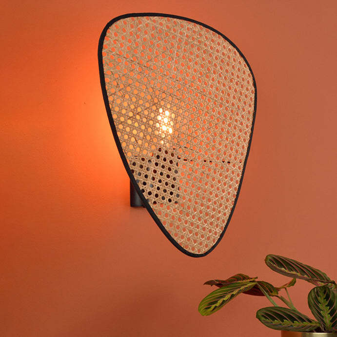 Creative Rattan Woven Aisle Wall Lamp For Living Room-labpiecesign