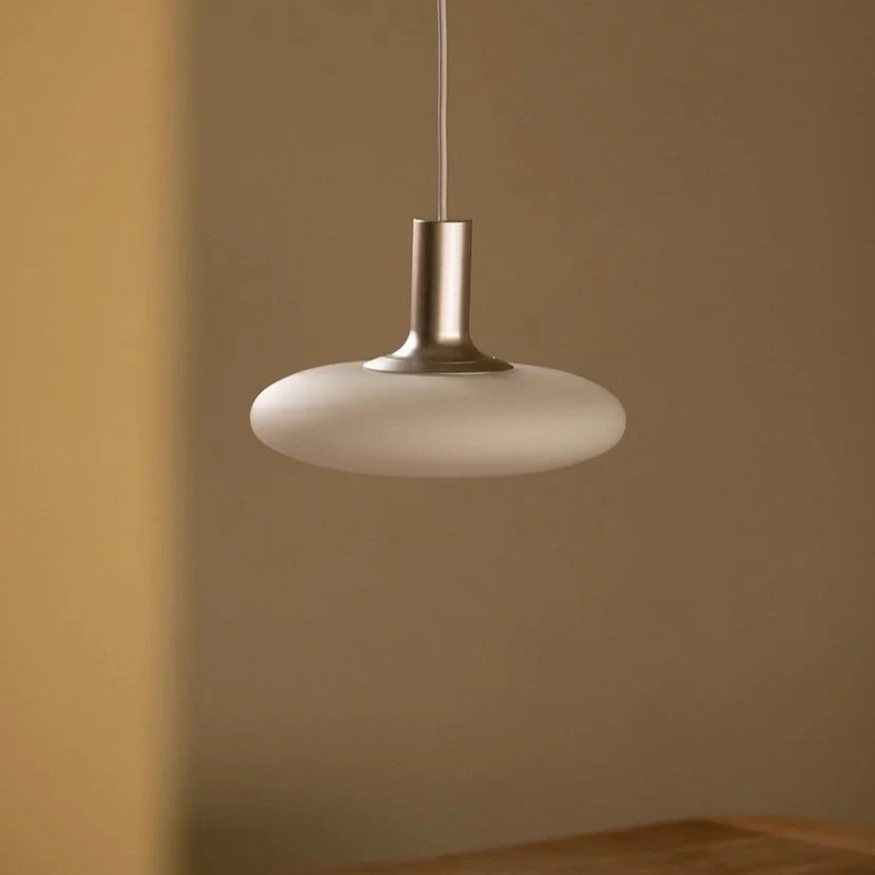 Nordic cream style bedroom bedside glass chandelier