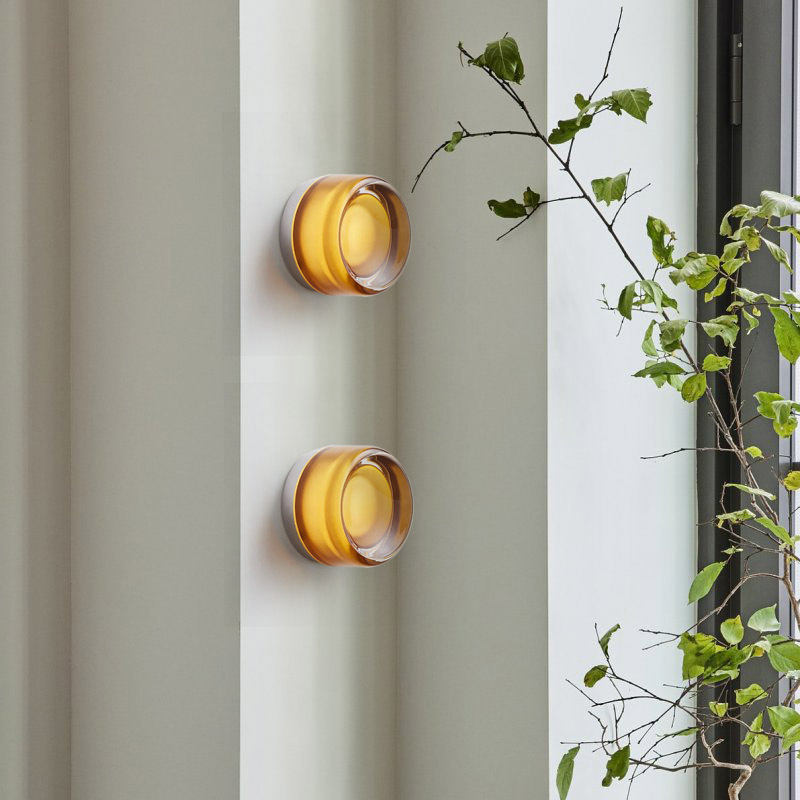 Glass Surface Mount Sconce