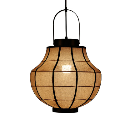 Southeast Asian Style Metal Bracket Pendant Lighting-labpiecesign