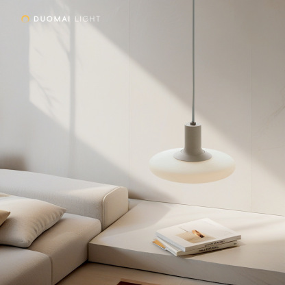 Nordic cream style bedroom bedside glass chandelier