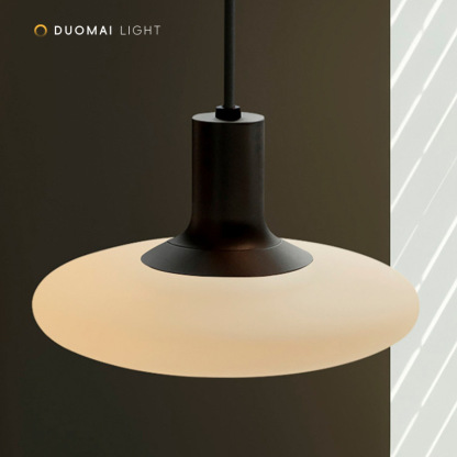 Nordic cream style bedroom bedside glass chandelier