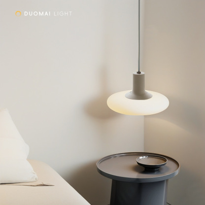 Nordic cream style bedroom bedside glass chandelier