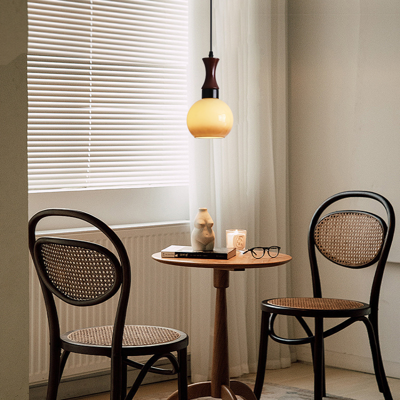 Medieval style restaurant entrance glass pendant light-labpiecesign