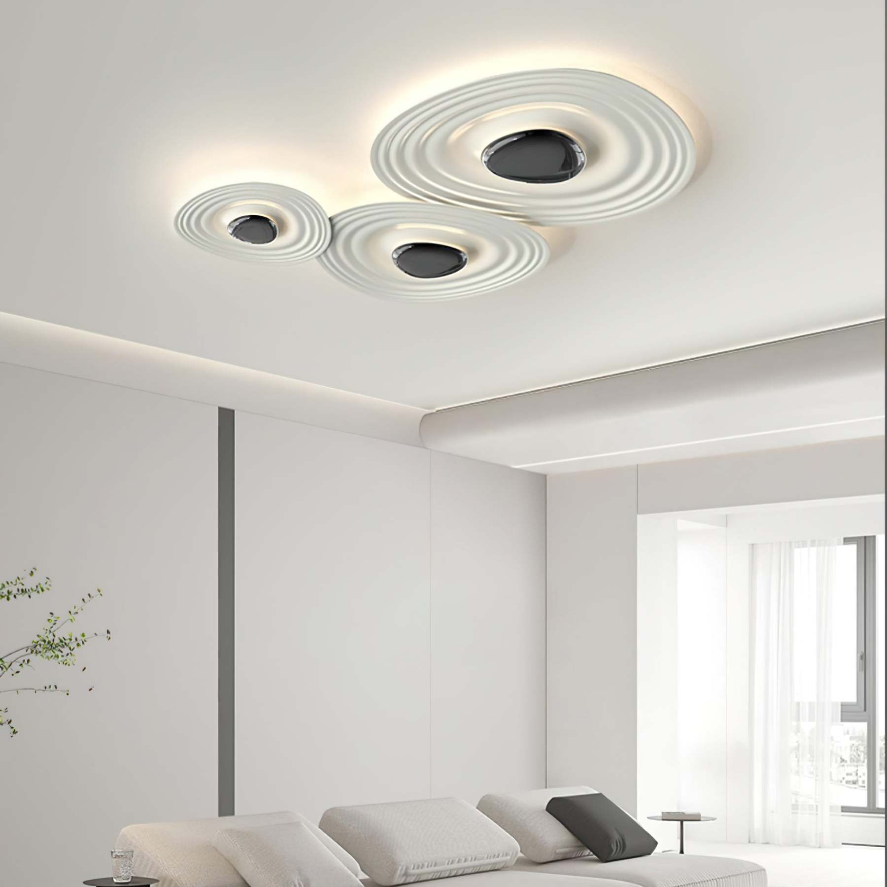 Italian minimalist light luxury personalized living room modern ceiling lamp-labpiecesign