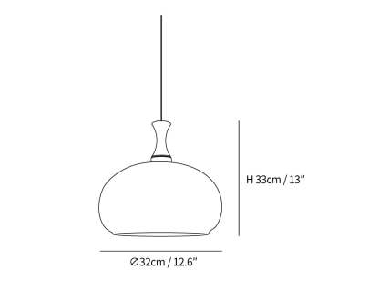 Vintage Murano Ceiling Light 12.9″-labpiecesign