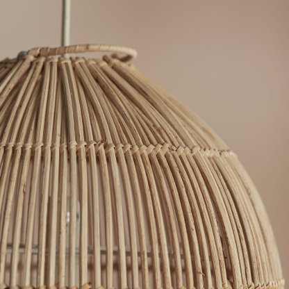 Boho Style Ceiling Pendant Light Wicker Rattan Pendant Lamp Shades