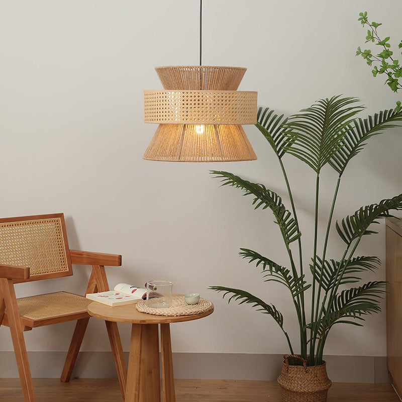 Rattan Bamboo Pendant Lamp-labpiecesign