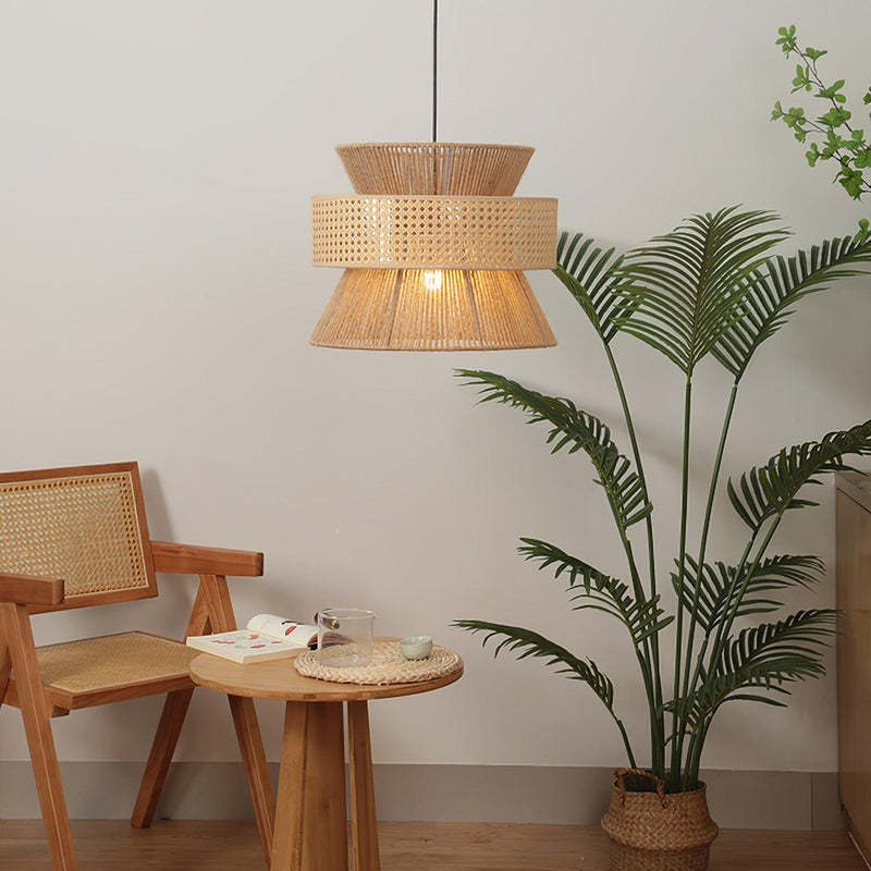 Rattan Bamboo Pendant Lamp-labpiecesign