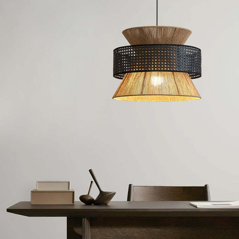 Rattan Bamboo Pendant Lamp-labpiecesign