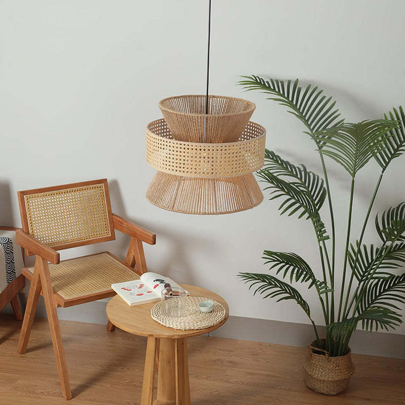 Rattan Bamboo Pendant Lamp-labpiecesign