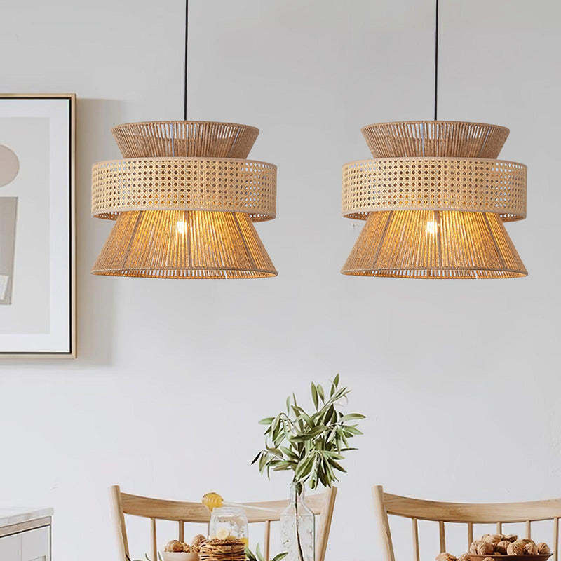 Rattan Bamboo Pendant Lamp-labpiecesign