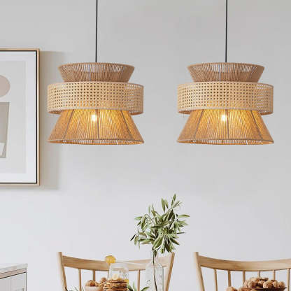 Rattan Bamboo Pendant Lamp-labpiecesign