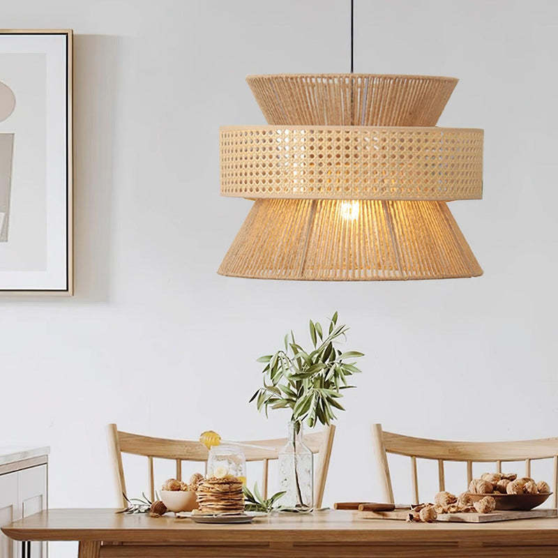 Rattan Bamboo Pendant Lamp-labpiecesign