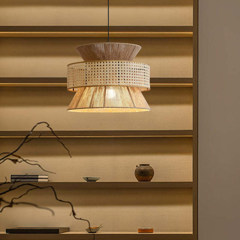Rattan Bamboo Pendant Lamp-labpiecesign