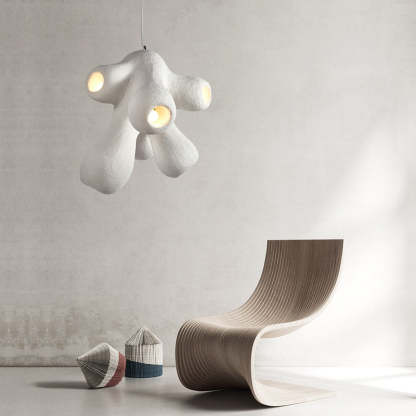 HANGING LED LAMP WITH CREATIVE NORDIC DESIGN INSPIRED BY WABI SABI-labpiecesign