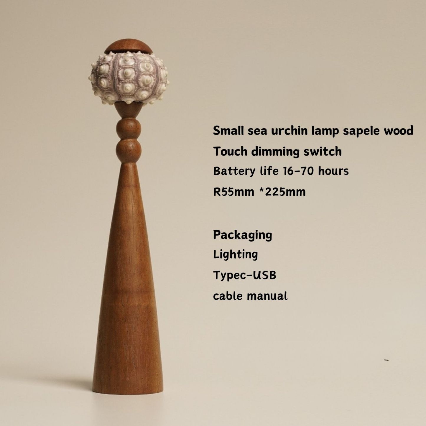 Antique sea urchin lamp atmosphere lamp decorative lamp